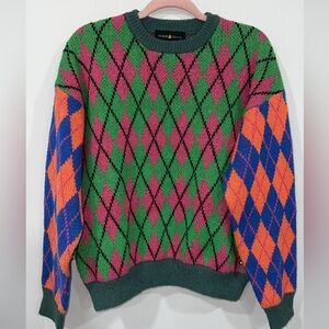 Teddy Fresh Argyle Sweater